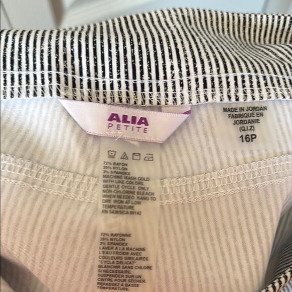 Alia Gray Bermuda Shorts Tailored Cotton Blend Women's 16P - Picture 3 of 3